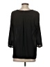 HD in Paris 100% Polyester Black 3/4 Sleeve Blouse Size 4 - photo 2