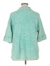 Bibi Teal 3/4 Sleeve Button-Down Shirt Size XL - photo 2