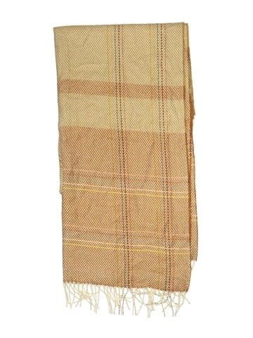 Madewell Placed Rainbow Plaid Cape Scarf (view 1)