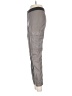 BCBGMAXAZRIA 100% Polyurethane Solid Gray Cargo Pants Size XS - photo 5