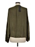 Reset 100% Polyurethane Green Long Sleeve Blouse Size M - photo 2
