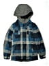 Volcom 100% Polyester Plaid Blue Snow Jacket Size 10 - photo 1