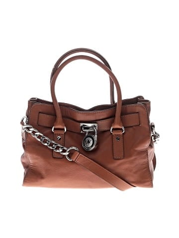 MICHAEL Michael Kors Leather Satchel (view 1)