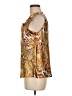 Quintessential 100% Polyester Gold Sleeveless Blouse Size M - photo 5