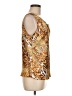 Quintessential 100% Polyester Gold Sleeveless Blouse Size M - photo 4