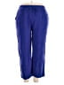 ELOQUII Elements 100% Rayon Blue Casual Pants Size 20 - photo 1
