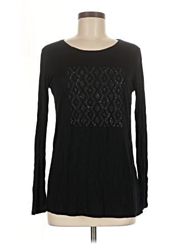 Zara W&B Collection Long Sleeve Top (view 1)