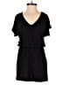 C&C California Solid Black Romper Size XS - photo 1
