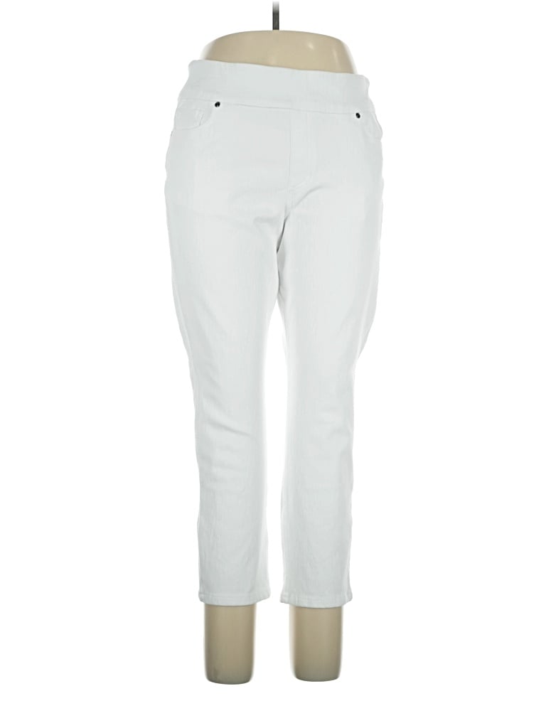 Pre-owned Coldwater Creek Jeggings In Ivory