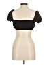 Divided by H&M Black Short Sleeve Top Size M - photo 2