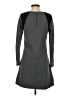 Papillon Blanc Solid Gray Black Casual Dress Size S - photo 2
