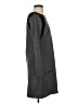 Papillon Blanc Solid Gray Black Casual Dress Size S - photo 4