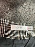 Lush 100% Polyester Houndstooth Gray Shorts Size L - photo 3