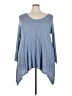 Dantelle 100% Rayon Blue Long Sleeve Top Size 3X - photo 1