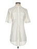 Chico's Ivory Short Sleeve Blouse Size S - photo 1