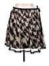 VERTIGO 100% Silk Camo Brown Casual Skirt Size 14 - photo 1