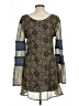 Volcom Paisley Brown Blue Casual Dress Size 10 - photo 2
