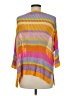 Easel 100% Polyester Color Block Orange Pullover Sweater Size M - photo 2