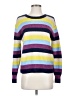 Halogen Stripes Purple Pullover Sweater Size M - photo 1