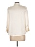 Assorted Brands Ivory 3/4 Sleeve Blouse Size L (estimated) - photo 2