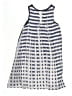 Deux Par Deux 100% Polyester Checkered-gingham Blue Dress Size 12 - photo 1