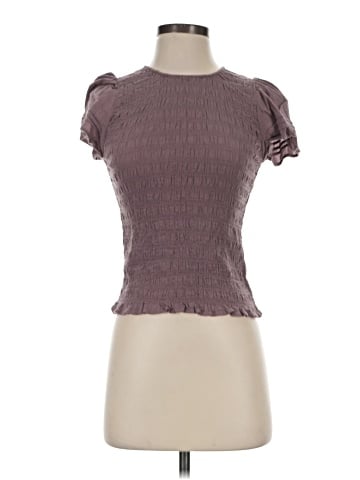 Madewell Lucie Flutter-Sleeve Smocked Bodice Top (view 1)
