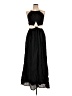 SkyLar Rose 100% Polyester Solid Black Cocktail Dress Size L - photo 1