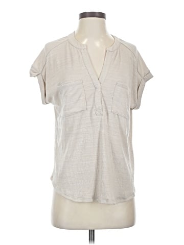 Cable & Gauge Short Sleeve Blouse (view 1)
