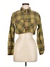 Forever 21 Plaid Green Long Sleeve Blouse Size M - photo 1