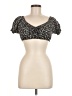 Aeropostale 100% Rayon Black Short Sleeve Top Size L - photo 1