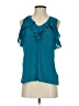 Express 100% Polyester Teal Sleeveless Blouse Size XS - photo 1