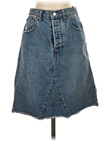 Velvet Heart Denim Skirt (view 1)