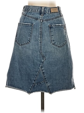 Velvet Heart Denim Skirt (view 2)