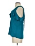 Express 100% Polyester Teal Sleeveless Blouse Size XS - photo 5