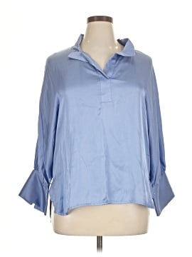 Assorted Brands 3/4 Sleeve Button-Down Shirt (view 1)