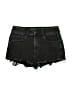Unbranded Black Denim Shorts Size 6 - photo 1