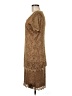 Helene Blake Tan Gold Cocktail Dress Size M (estimated) - photo 5