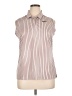 Nike 100% Polyester Stripes Burgundy Sleeveless Blouse Size XL - photo 1