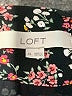 Ann Taylor LOFT 100% Rayon Floral Black Romper Size 14 - photo 4