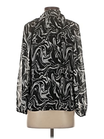 Scoop Long Sleeve Blouse (view 2)