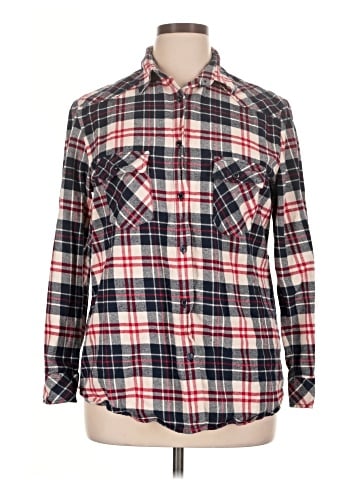 Matchstick Long Sleeve Button-Down Shirt (view 1)