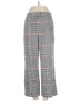 Halogen Plaid Gray Casual Pants Size 4 - photo 1