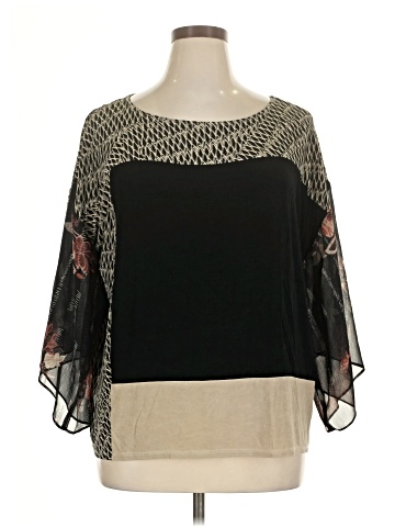 Travelers by Chico's 3/4 Sleeve Blouse (view 1)