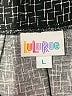 Lularoe Chevron-herringbone Gray Casual Skirt Size L - photo 4