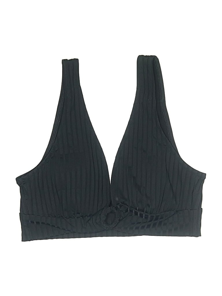 Pre-owned Aerie Swimsuit Top Black Swimwear
