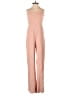 White Birch Solid Pink Jumpsuit Size S - photo 1