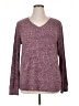 Sampeel Burgundy Long Sleeve Top Size XL - photo 1