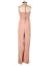 White Birch Solid Pink Jumpsuit Size S - photo 2