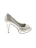 Assorted Brands Ivory Silver Heels Size 6 - photo 1