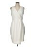 Express Solid Ivory Cocktail Dress Size L - photo 1